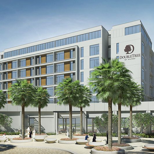 Exteriot Shot of DoubleTree by Hilton Yas Island Residences