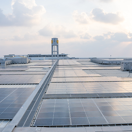 Miral rooftop solar project in Abu Dhabi